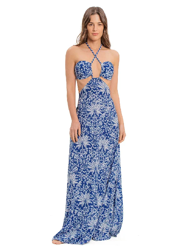 Dahlia Long Dress - Delmare