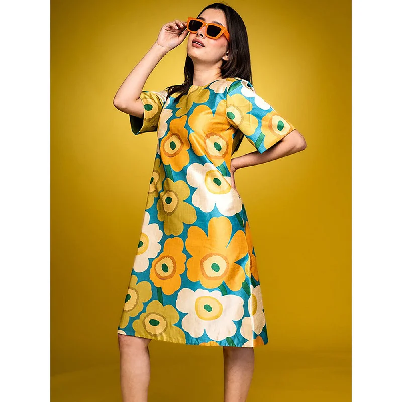 FUGA Green Flora Summer Dress