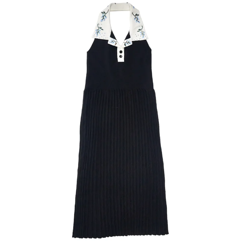 Naya Rea Black Aelita Knit Dress