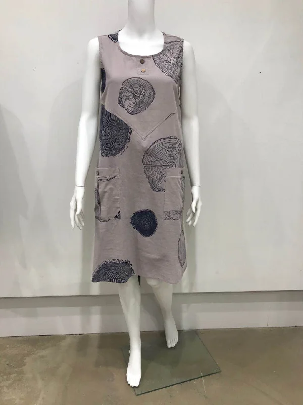 Rustic print dress