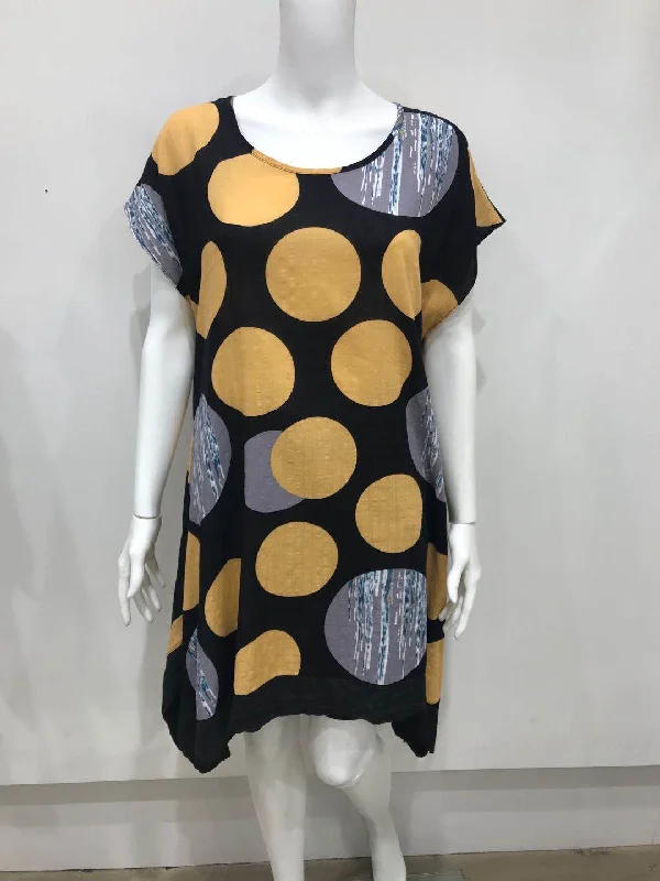 Circle print dress