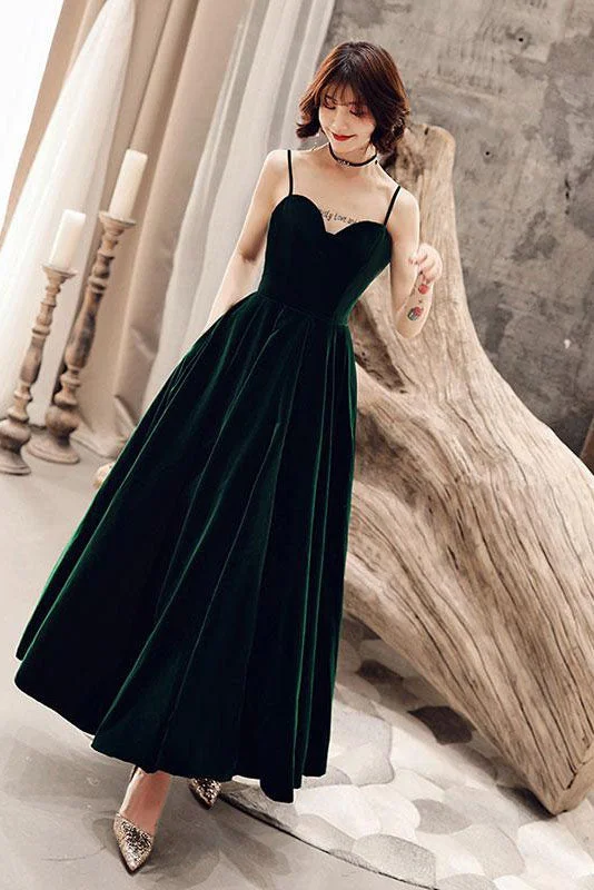 Charming Spaghetti Straps Sweetheart Sleeveless A Line Prom Dresses