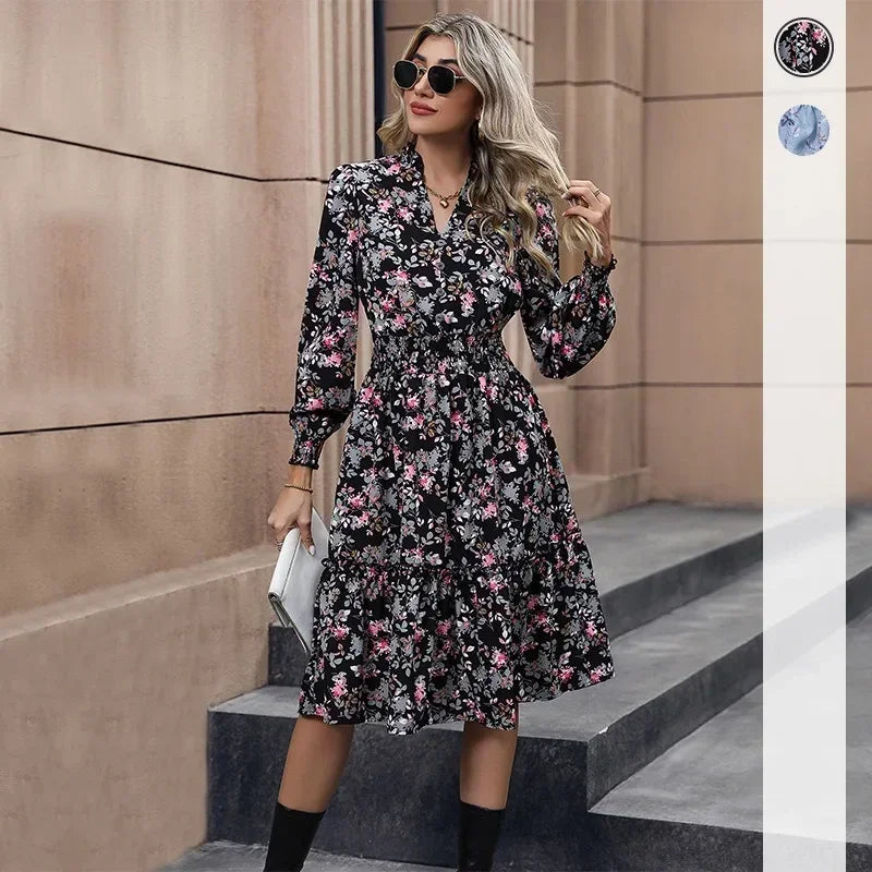2024 A-line Summer Dress with Elastic Waist for Women Boho Dress Tunics Sale discount