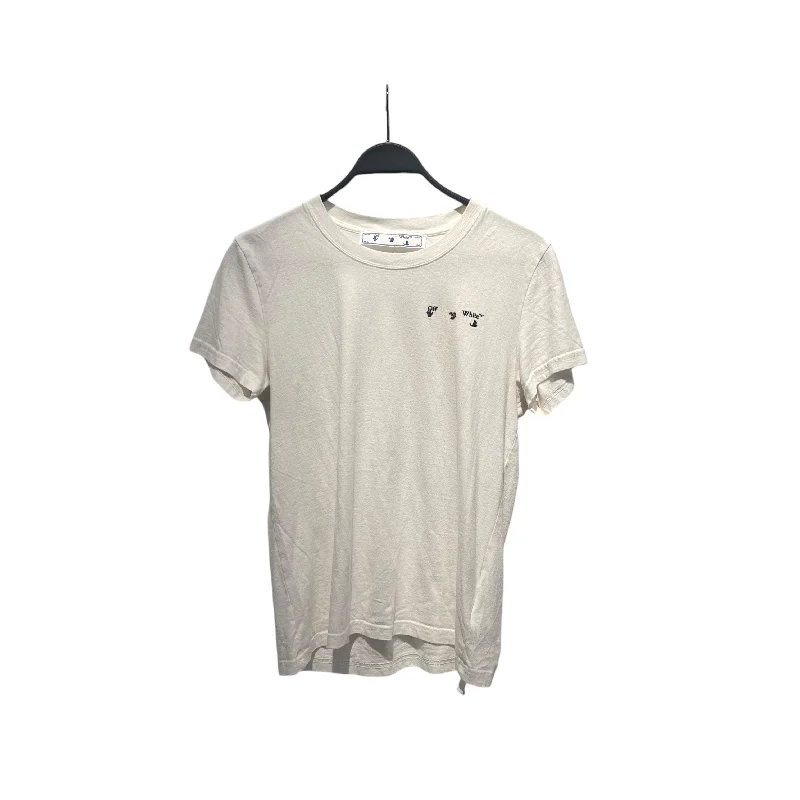OFF-WHITE/3|4 T-Shirt/L/Cotton/WHT/ Cozy Warm Stylish