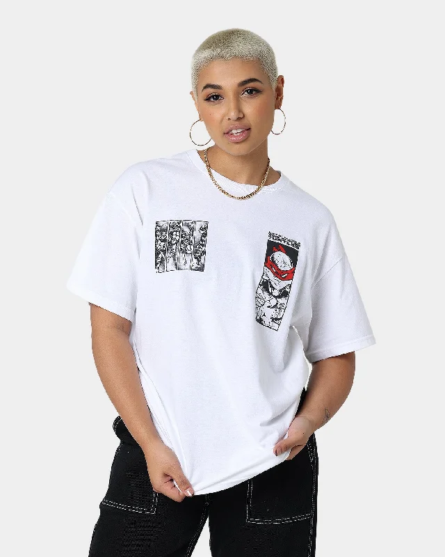 American Thrift American Thrift x Teenage Mutant Ninja Turtles Comic Book T-Shirt White Fashionable Trendy Casual