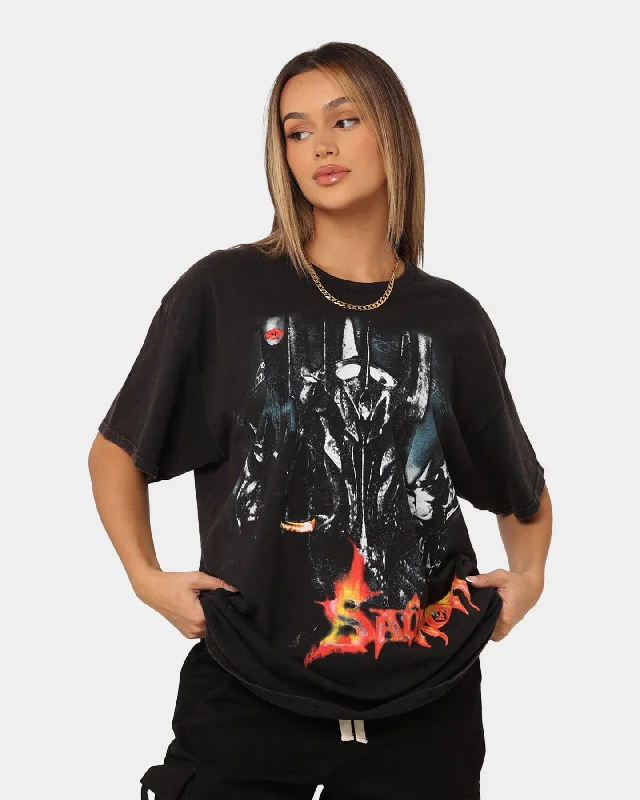 American Thrift X The Lord of The Rings The Sauron Vintage T-Shirt Black Wash Cozy Warm Stylish