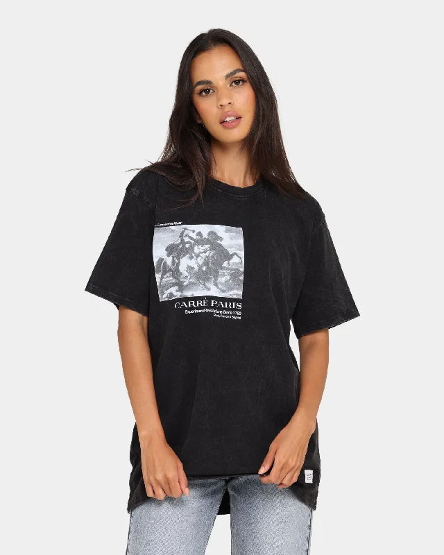 Carré Experimental Revolutions Vintage T-Shirt Black Wash Machine Wash Dry Clean Hand Wash