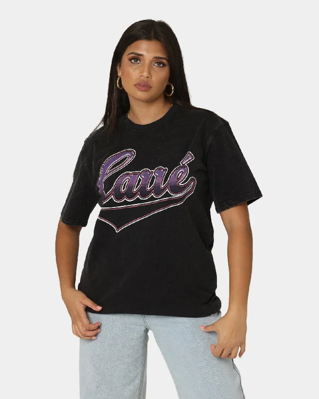 Carre Retro Simplicite Vintage T-Shirt Black Rayon Fabric Velvet Fabric Corduroy Fabric
