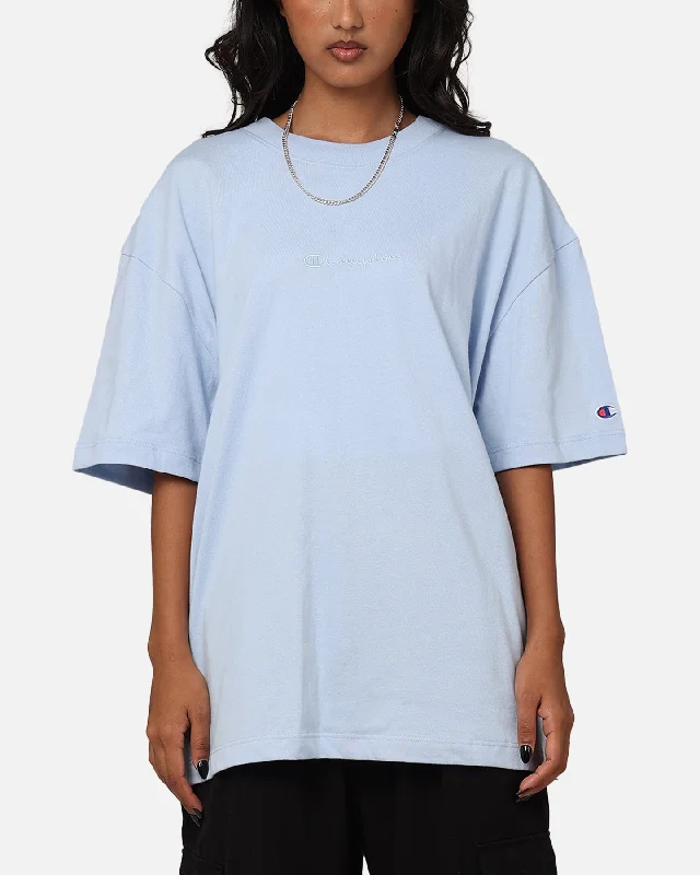 Champion Heritage New Script T-Shirt Sleeping Beauty Mesh Canvas Denim
