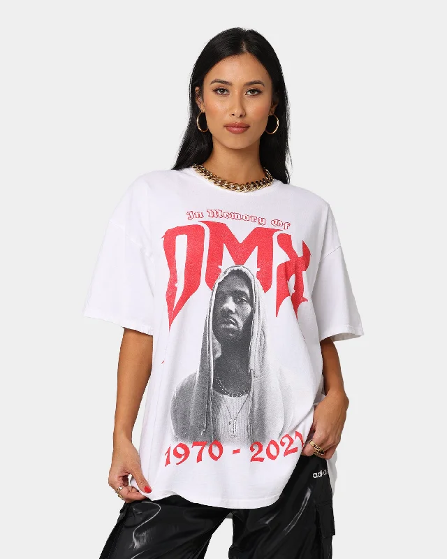 DMX In Memory Vintage T-Shirt White Basic T-Shirt Crew Neck Short Sleeve
