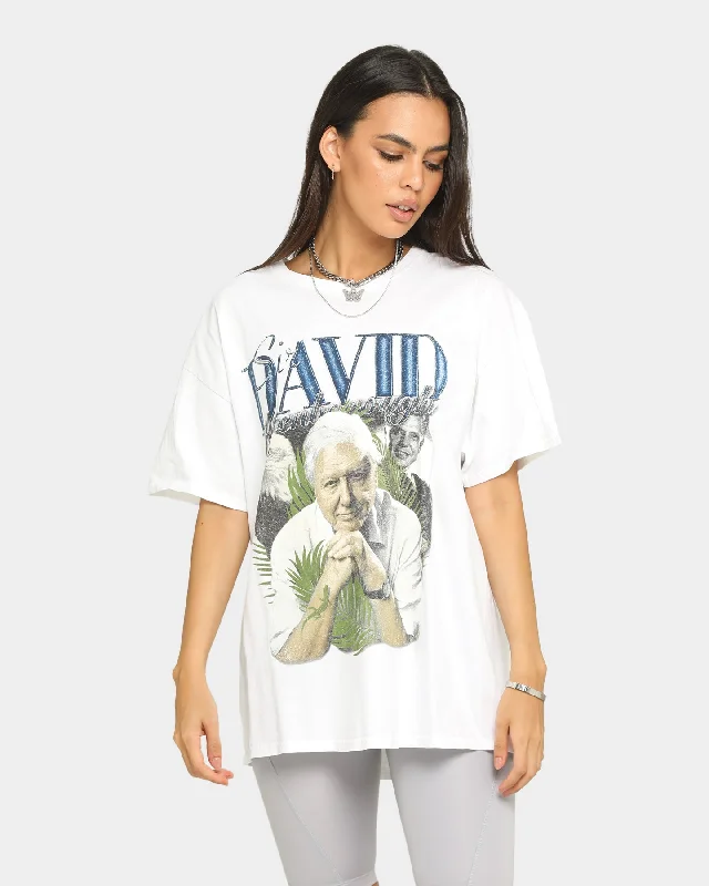 Goat Crew Attenborough Vintage T-Shirt White Casual Formal Business