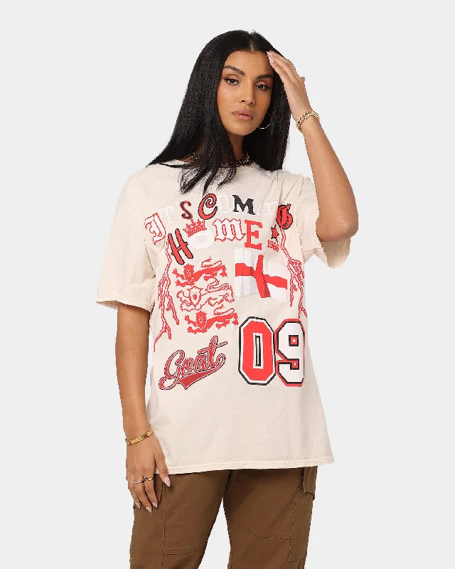 Goat Crew It's Coming Home Vintage T-Shirt Off White Casual Formal Business