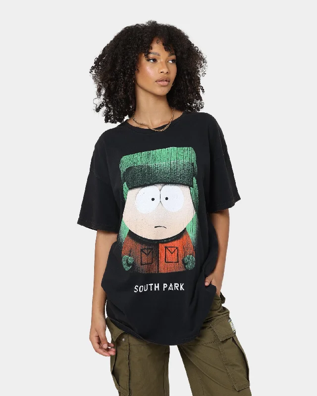 Goat Crew X South Park Kyle Vintage T-Shirt Vintage Black Chenille Blend Fleece Blend Nylon Blend
