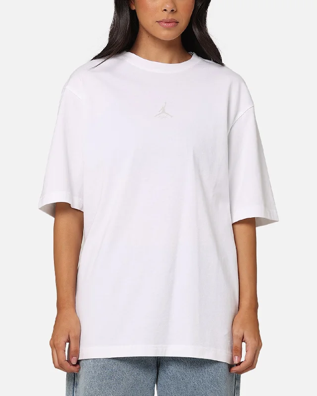 Jordan Essentials Flight Wash 85 T-Shirt White Faux Fur Fabric Real Fur Fabric Shearling Fabric