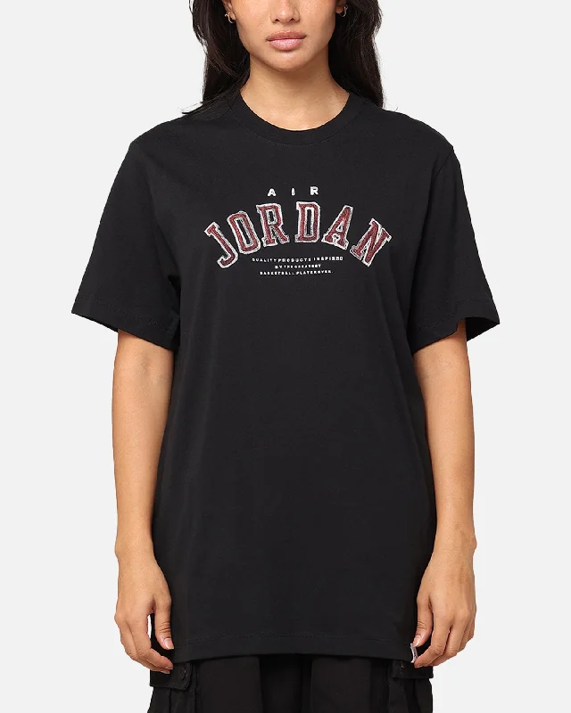 Jordan Flight Essentials Arch T-Shirt Black/Lobster Anti-Shrink Durable Soft