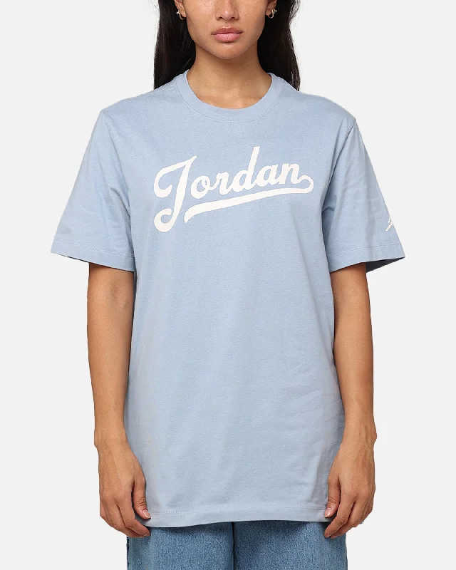 Jordan Flight MVP T-Shirt Blue Grey/Sail Elasticated Padded Insulated