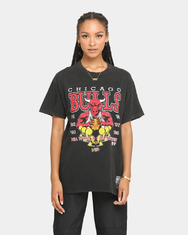 Mitchell & Ness Chicago Bulls 90's B2B WC Vintage T-Shirt Vintage Black Plaid T-Shirt Polka Dot Checkered