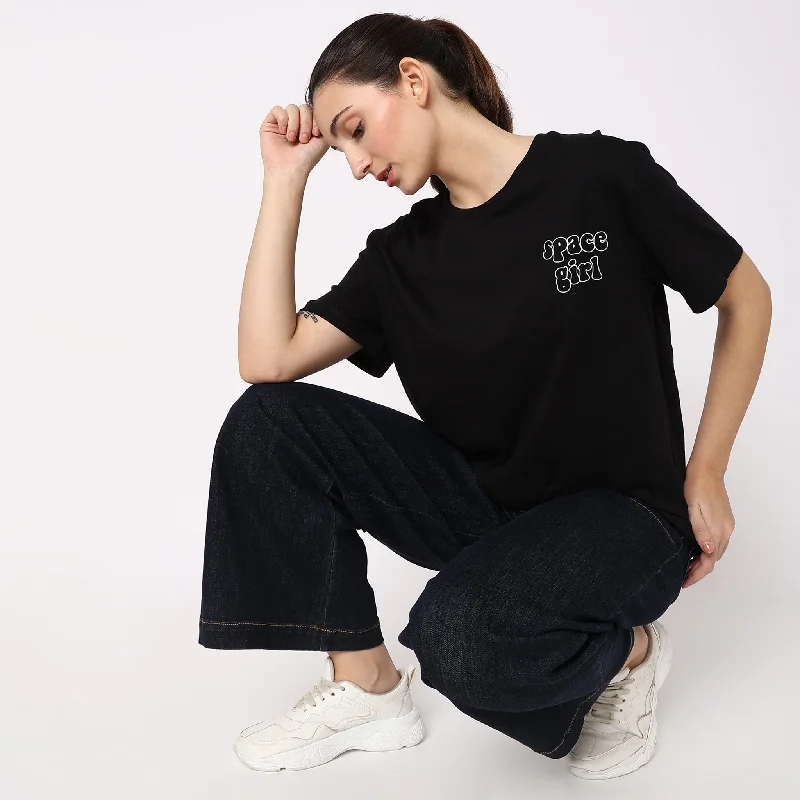 Oversize Graphic T-Shirt Wool Fabric Cashmere Fabric Tweed Fabric