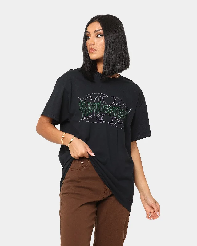 Rats Get Fat Smoking T-Shirt Black Nylon Fabric Polyester Fabric Spandex Fabric