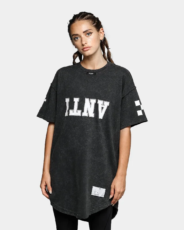 The Anti Order Non Replica T-Shirt Vintage Charcoal Fitted T-Shirt Seamless Stretchy
