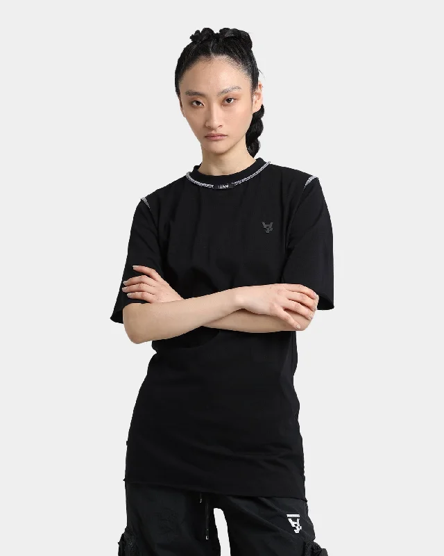 The Anti Order Warsaw Ars T-Shirt Black Fleece Fabric Down Fabric Feather Fabric