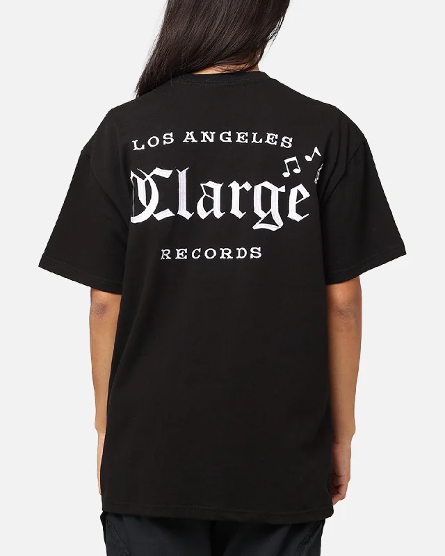 X-Large Records Heavyweight T-Shirt Black Layered Multi-layer Single Layer