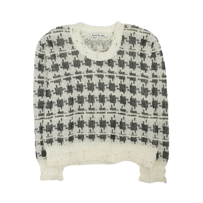 Acne Sweater - Women's XS Hooded Sweater Collared Sweater Shawl Collar