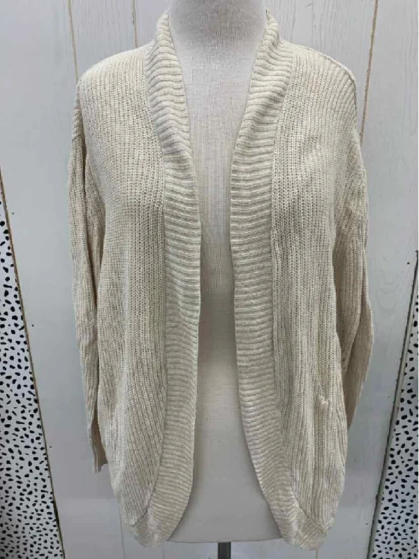 American Eagle Beige Womens Size Small Sweater Stylish Fashionable Trendy