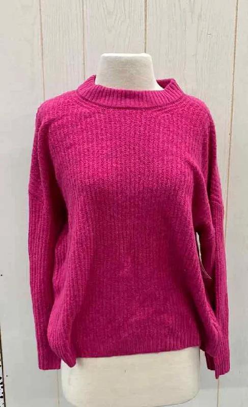American Eagle Pink Womens Size Small Sweater Slim Fit Regular Fit Oversized