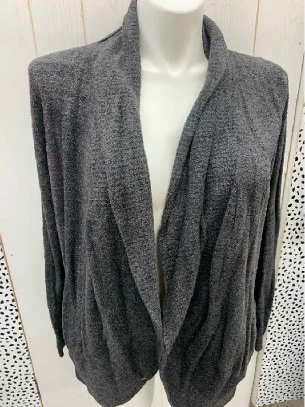 Barefoot Dreams Gray Womens Size L/XL Sweater Wool Sweater Cotton Sweater Cashmere Sweater