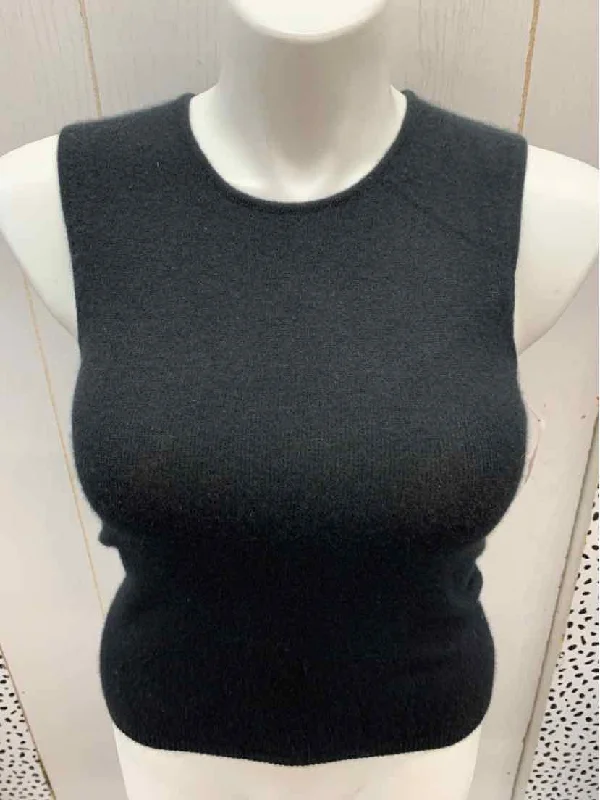 Black Womens Size L Sweater Elegant Classic Vintage