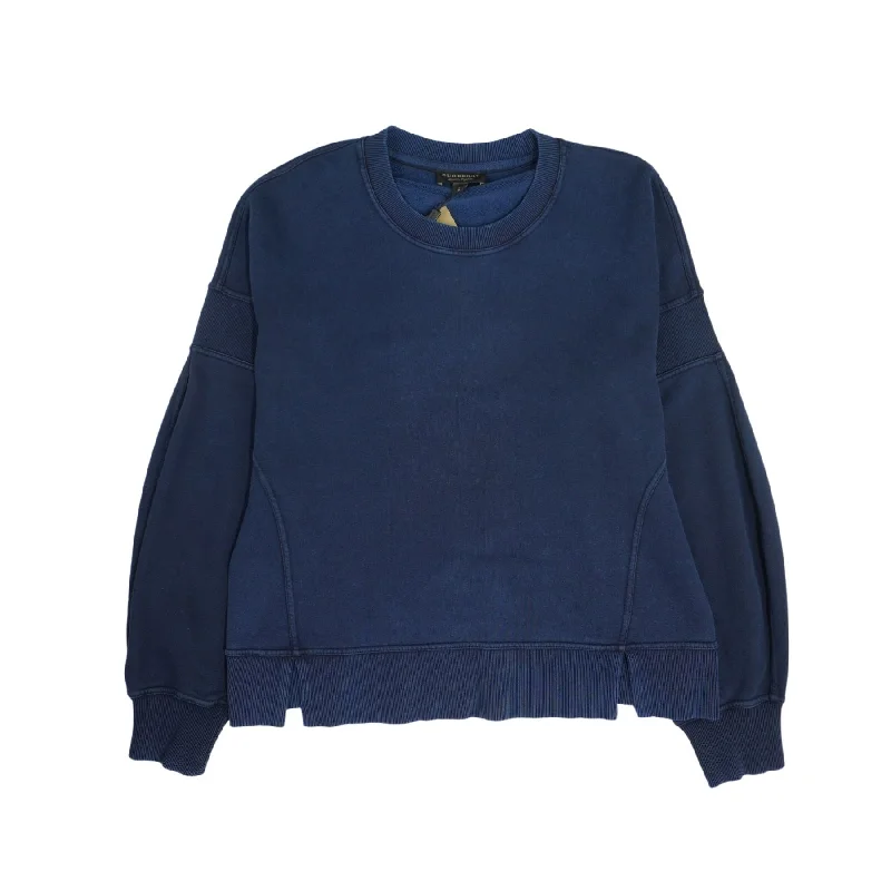 Burberry Crewneck Sweater - Women's L Hooded Caped Shawl Collar