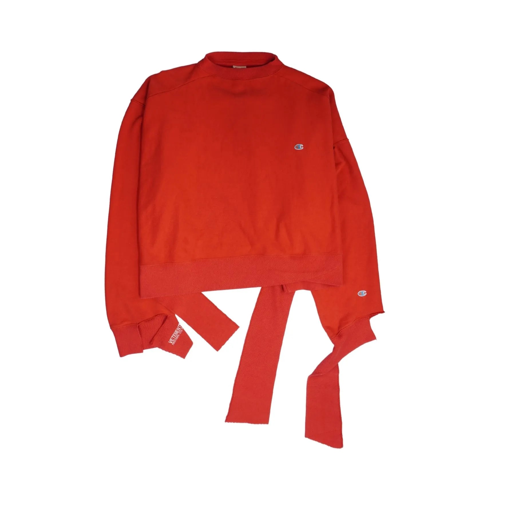 Champion x Vetements Crewneck Sweater - Women's M Elasticated Padded Insulated