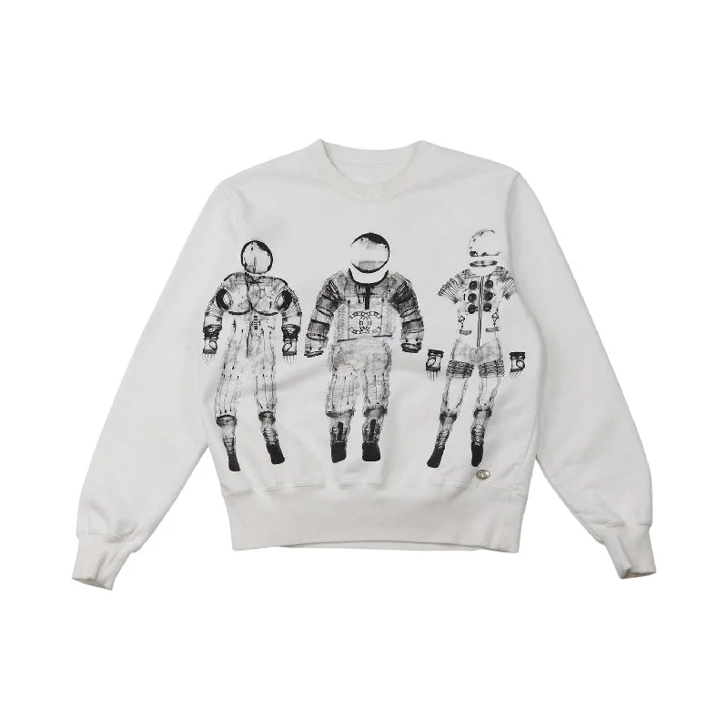 Chanel Astronaut Sweater - Women's 36 Cable Knit Ribbed Knit Lace Knit