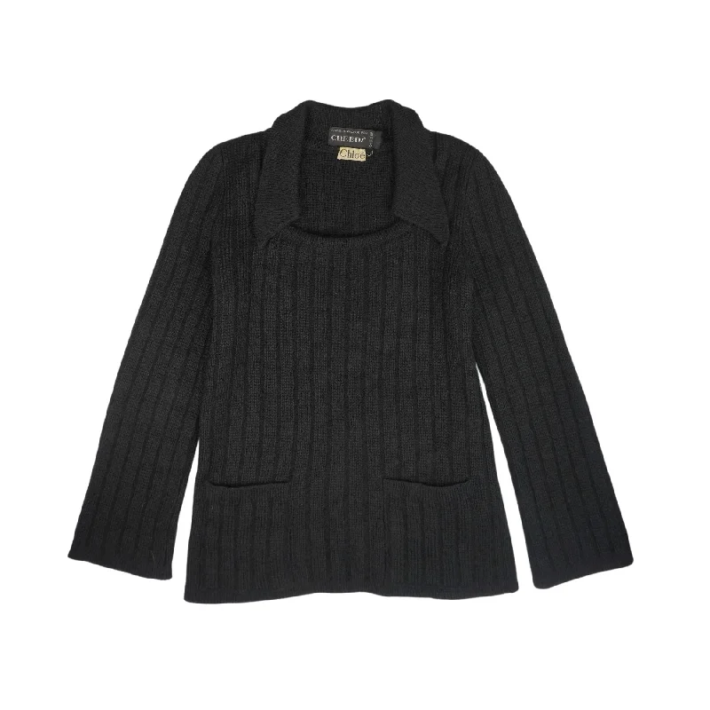 Chloe Sweater - Women's S Cashmere Blend Cotton Blend Poly Blend