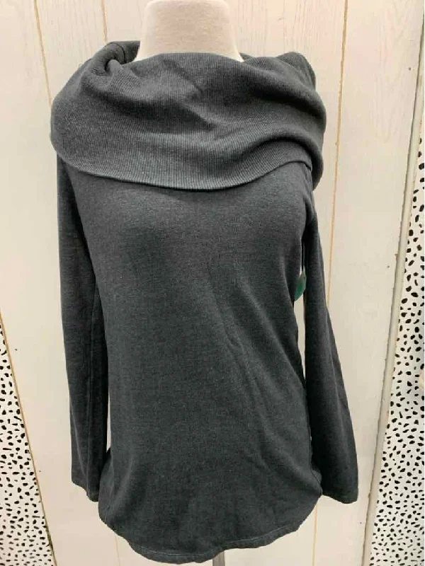 Converse Gray Womens Size M Sweater Modern Contemporary Chic