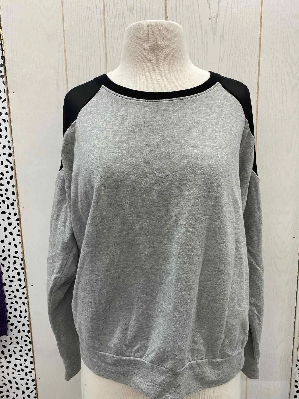 Forever 21 Gray Junior Size M Sweater Tailored Straight A-Line