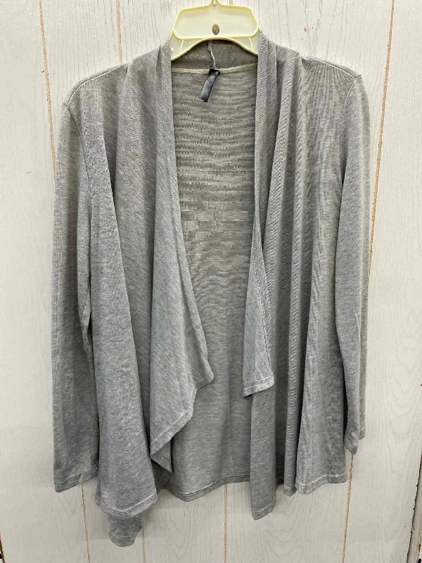 Gray Womens Size M Sweater Iron Safe Non-Iron Wrinkle Free