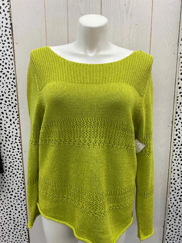 Green Womens Size XL Sweater Modern Contemporary Chic