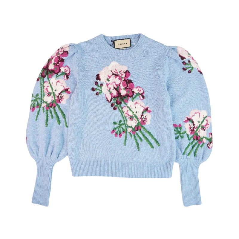 Gucci 'Blooms' Sweater - Women's M Layered Multi-layer Single Layer