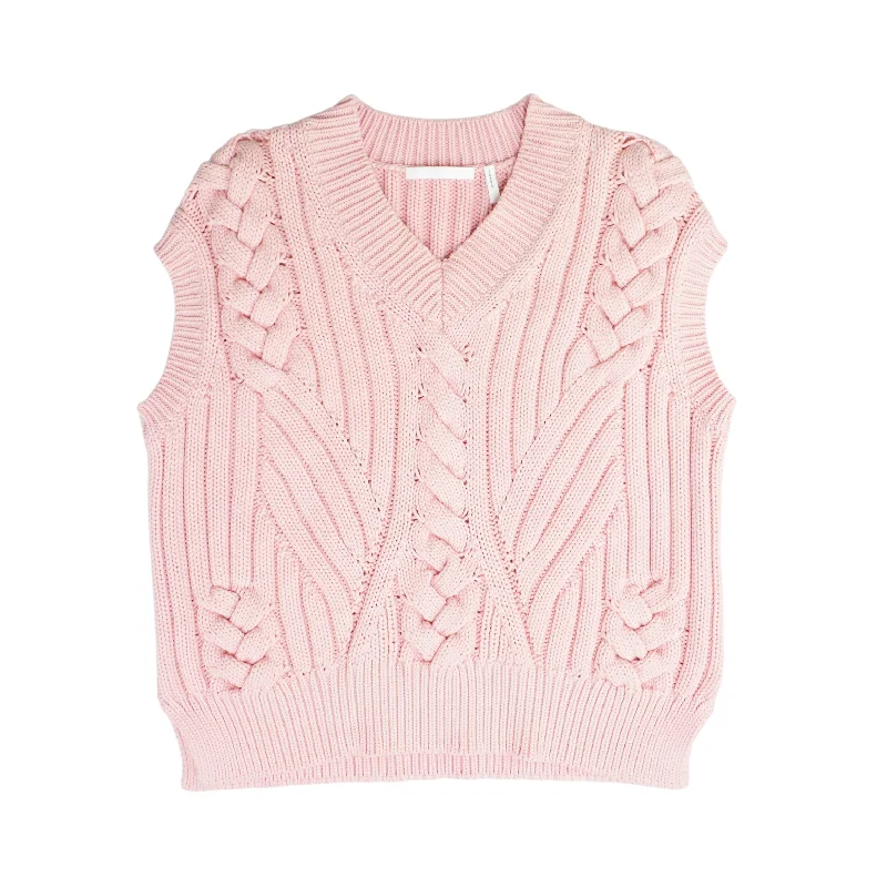 Helmut Lang Sweater Vest - Women's S Satin Fabric Silk Fabric Chiffon Fabric