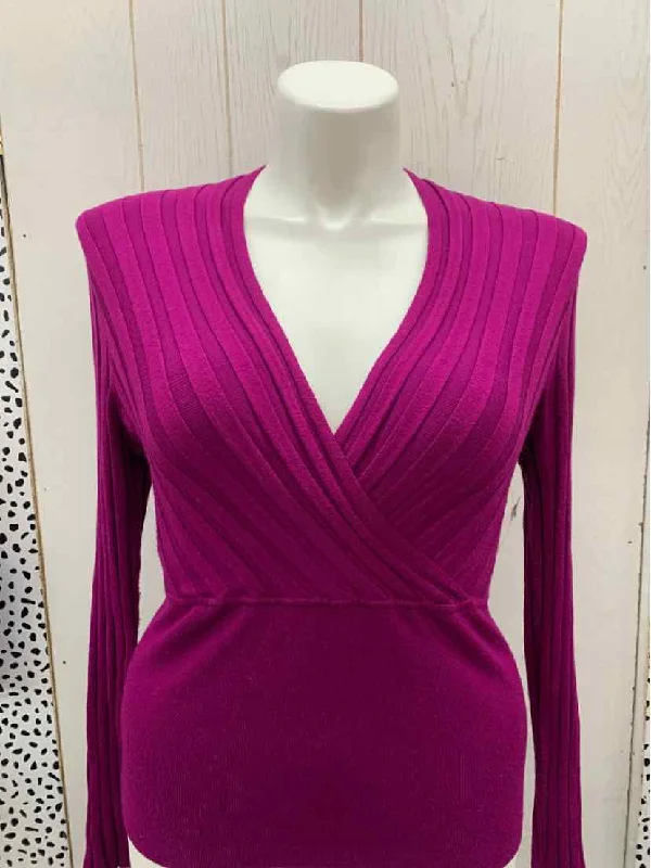 INC Purple Womens Size XL Sweater Boxy Sweater Fitted Sweater A-Line