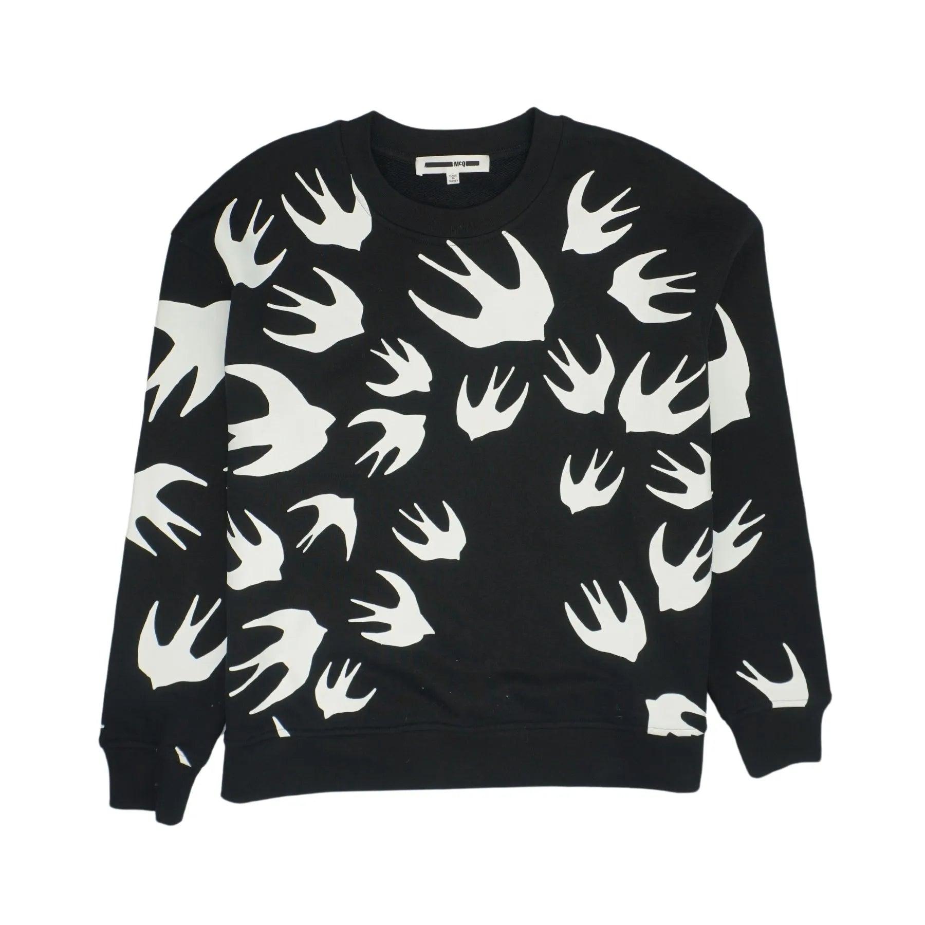 McQ by McQueen Crewneck Sweater - Women's S Rayon Fabric Velvet Fabric Corduroy Fabric