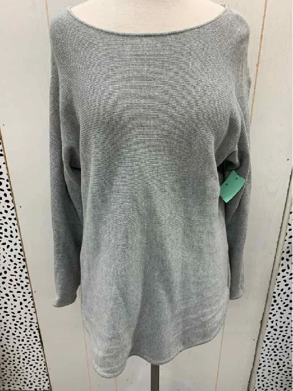 Michael KORS Silver Womens Size Small Sweater Oversized Loose Flowy