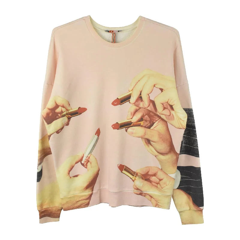 MSGM Crewneck Sweater - Women's M Open Front Closed Front Wrap Front