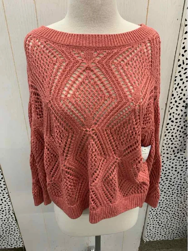 Old Navy Pink Womens Size XS Sweater Lightweight Heavyweight Midweight