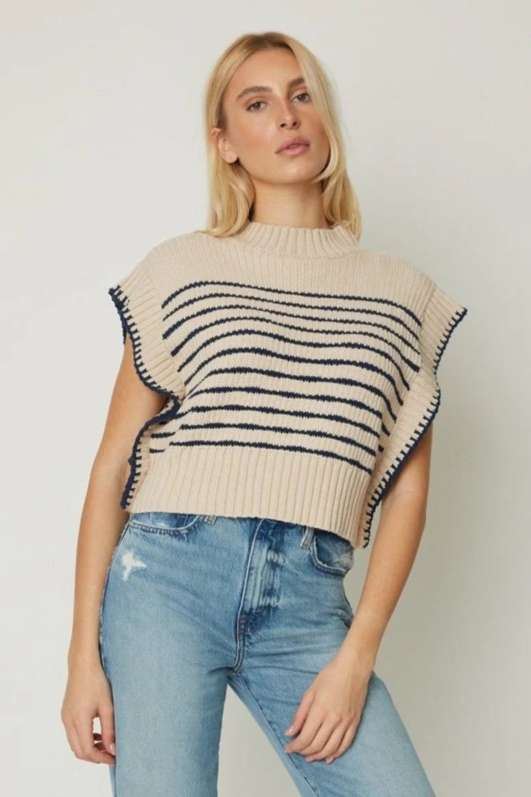 Skylar Sweater Graphic Sweater Embroidered Appliqued