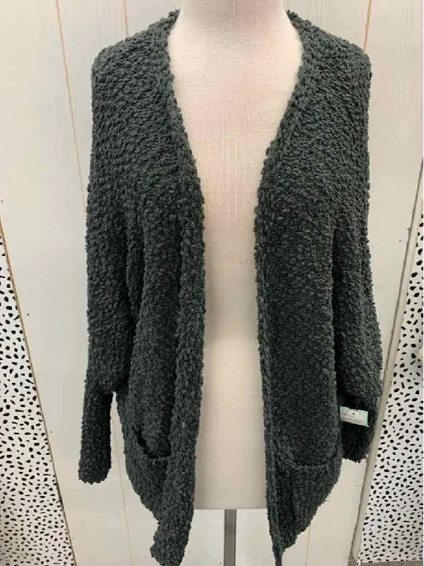 Umgee Gray Womens Size Small Sweater Soft Cozy Warm