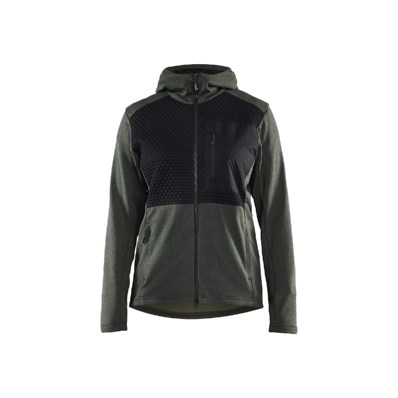 Blaklader 3542 Hoodie With Full-Length Zipper (35422533) - Womens Hoodie with Ribbed Hem Stretchable Secure