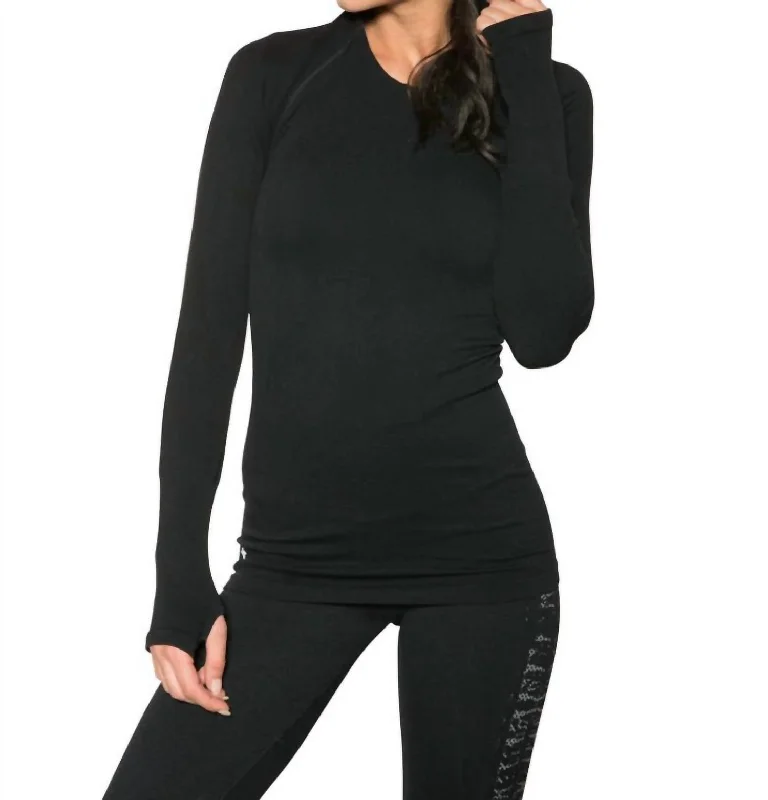 Drishti Hoodie In Black Cotton Hoodie Fleece Lining Warmth
